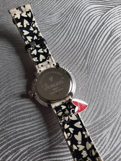 RARE Vintage Fiorucci "Rear Window" Pin-Up Watch - Polka Dot Strap