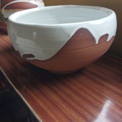 Stephen Pearce large bowl and candlestick