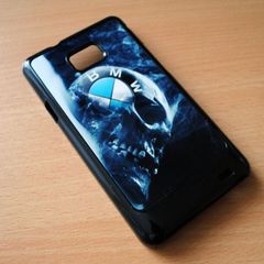 BMW Skull cover for Samsung galaxy S2