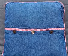 cushion meadows & byrne denim 45 x 45 cm pillow and pillow case