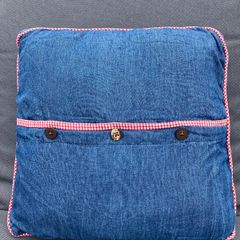 cushion meadows & byrne denim 45 x 45 cm pillow and pillow case