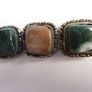 Vintage Scottish agate white metal bracelet Image 3