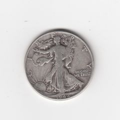 USA, Half Dollar, 1942, 90% silver coin (no. 483)