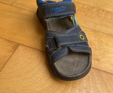 Superfit kids sandals size 35 suede footbed