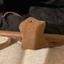Tim & Simonsen all leather tan danish hand bag Image 6