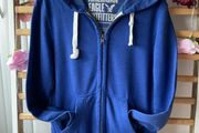 hoodie American eagle xsmall blue logo detail hoodie