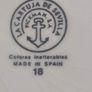 Large Double Handle Fine Bone China  Calke White Dish La Cartuja De Sevilla Pickman .s.a. Colore Inalterable Made In Spain 18 Image 6