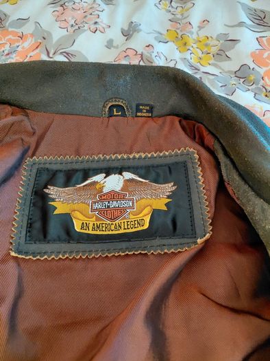 Harley billings leather jacket