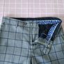 House of Cavani Mens Grey and Blue Checked Trousers Size 32 Image 3
