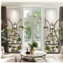 Tall 5 Tier Vase Shape Plant Stand with Hooks Indoor Outdoor Metal Display Shelf 181 cm Image 4