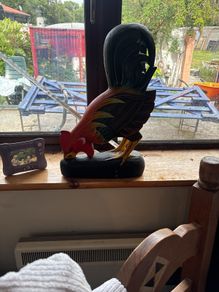 A wooden cock