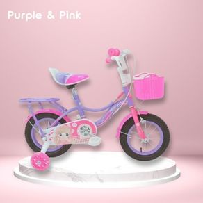 Kids Bike Purple & Pink 12"
