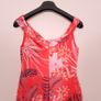Lipsy Orange Tropical Floral Off-the-Shoulder Bardot Midi Dress 10UK/38EU Image 10