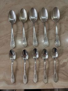 Vintage Nickel silver/German Silver spoons set
