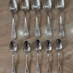 Vintage Nickel silver/German Silver spoons set