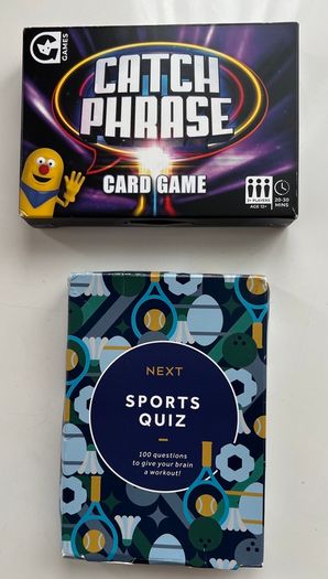 Bundle of Card Games- Catch Phrase and Sports Quiz