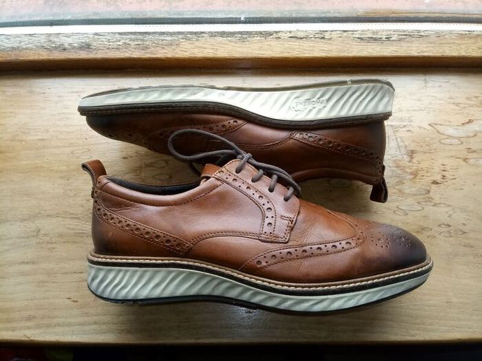 Ecco St1 Hybrid Quality Leather Shoes Size 7(40)