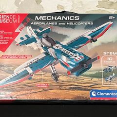 Clementoni Mechanics Aeroplanes Helicopters STEM Kit  New & Sealed