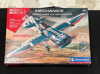 Clementoni Mechanics Aeroplanes Helicopters STEM Kit  New & Sealed