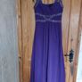 Quiz purple maxi dress (free postage) Image 10