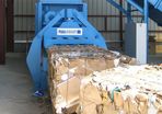 Used Paal press waste bailer