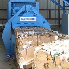 Used Paal press waste bailer