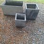 Set of grey pots / front door / patio Image 3