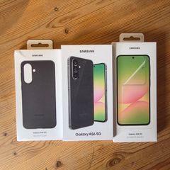 Samsung Galaxy A56 5G 256GB - with case and screen protector