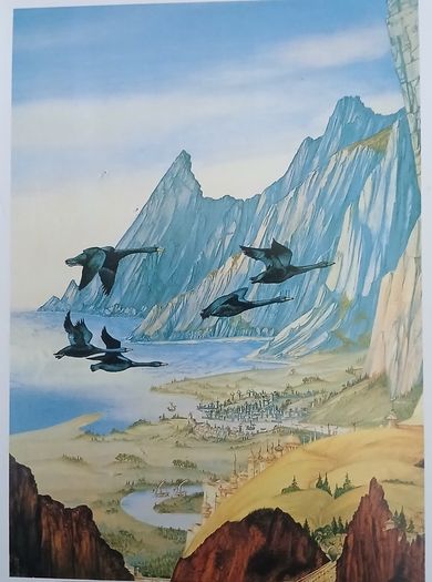 Very Rare Tolkien's Glory Lord of the Rings Postcards