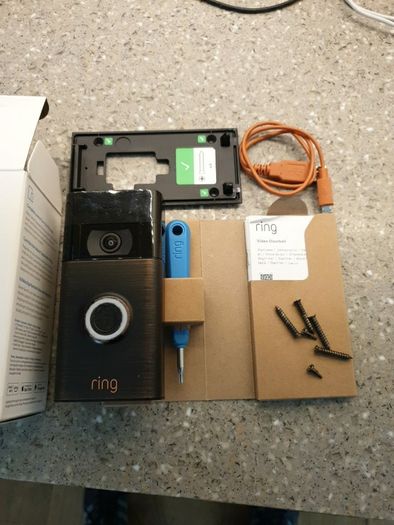 Ring doorbell battery powered