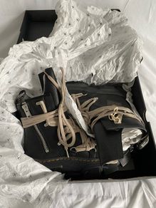 Rick Owens X Dr.Martens 1460 Leather Dmxl Platform Megalace Up Boots