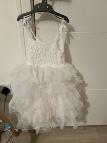 White ruffle dress or costume
