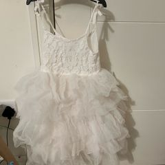White ruffle dress or costume