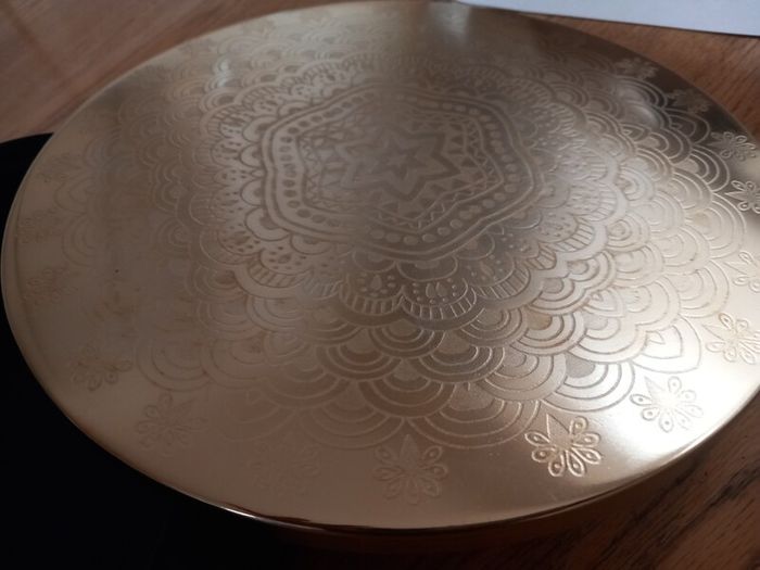 Brand New Large Round Decorative Metal Box