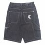Karl Kani mens cargo jean Shorts in black Image 3