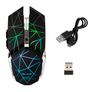New Wireless Gaming USB Optical Mouse 1000-1600 DPI Built-In Battery LED # 1519 Image 2