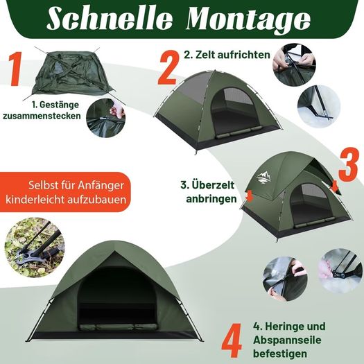 Brand New 2-3 Person Ultralight Dome Tent