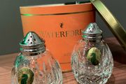 Waterford Crystal Lismore Round Salt &amp; Pepper Shakers- Set of 2