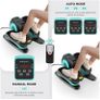 Rollingsurfer Electric Elliptical Trainer with Fixed Foot Massages, Ellipse Machine Under Desk Image 7