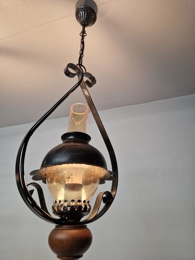 Pair of Vintage French 1970s  ceiling lights