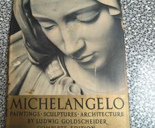 Large Hardcover Michelangelo , Paintings, Sculptures, Architecture, by Ludwig Goldscheider,.