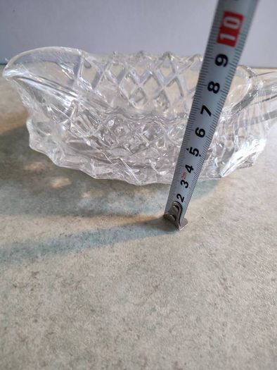 Old Ctt Glass Greavy Dish With A Plat.