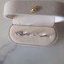 GIA Certified Diamond engagement ring and wedding band Image 4