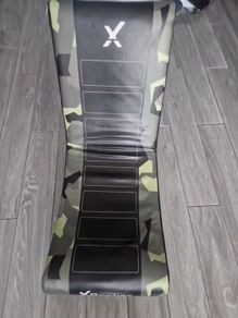X rocker gaming chair  camouflaged