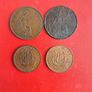 2 British Penny and 2 British Halfpennies Image 2