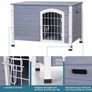 Wooden Dog Crate Indoor with Barrier Safety Gate,Large Wooden Dog Kennel/Cage for Small and Medium Dogs Easy to Lift (FREE POSTAGE) Image 3