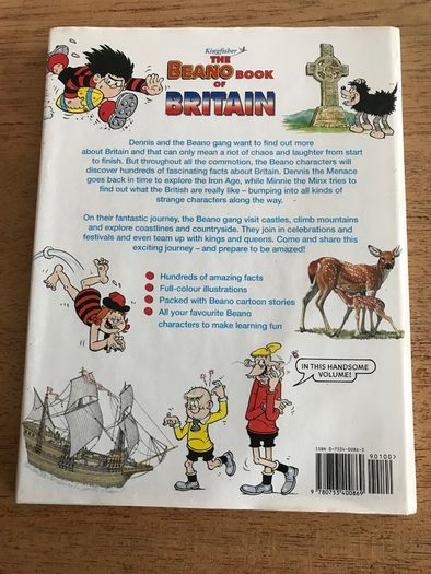Vintage The Beano Book of Britain