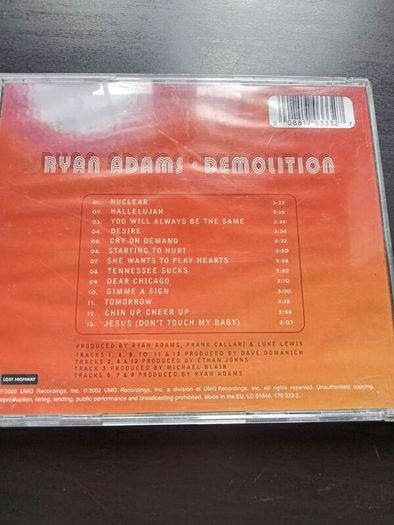 Ryan Adams - Demolition CD