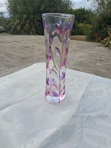 Zecchin Murano Style Italian Hand Blown Vase