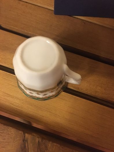 Cup (1.5 inches) and saucer in box